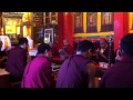 Tibetan Monks Chanting Swayambunath Monastery   Kathmandu Nepal