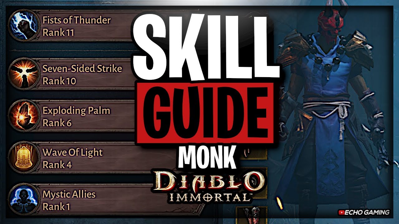 Diablo Immortal Monk Guia de Classe