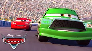 A rivalidade de Relâmpago McQueen e Chick Hicks | Pixar Carros