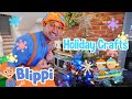 Christmas Arts &amp; Crafts with Blippi! 🎄✂️ | Holiday Decorations | Moonbug Kids - Play and Goal Club