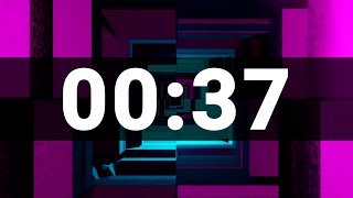 37 Second Timer with Cool Upbeat Music for Kids, Chill Instrumental Countdown