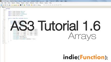 indie(Tutorials); - AS3 Game Development 1.6: Arrays