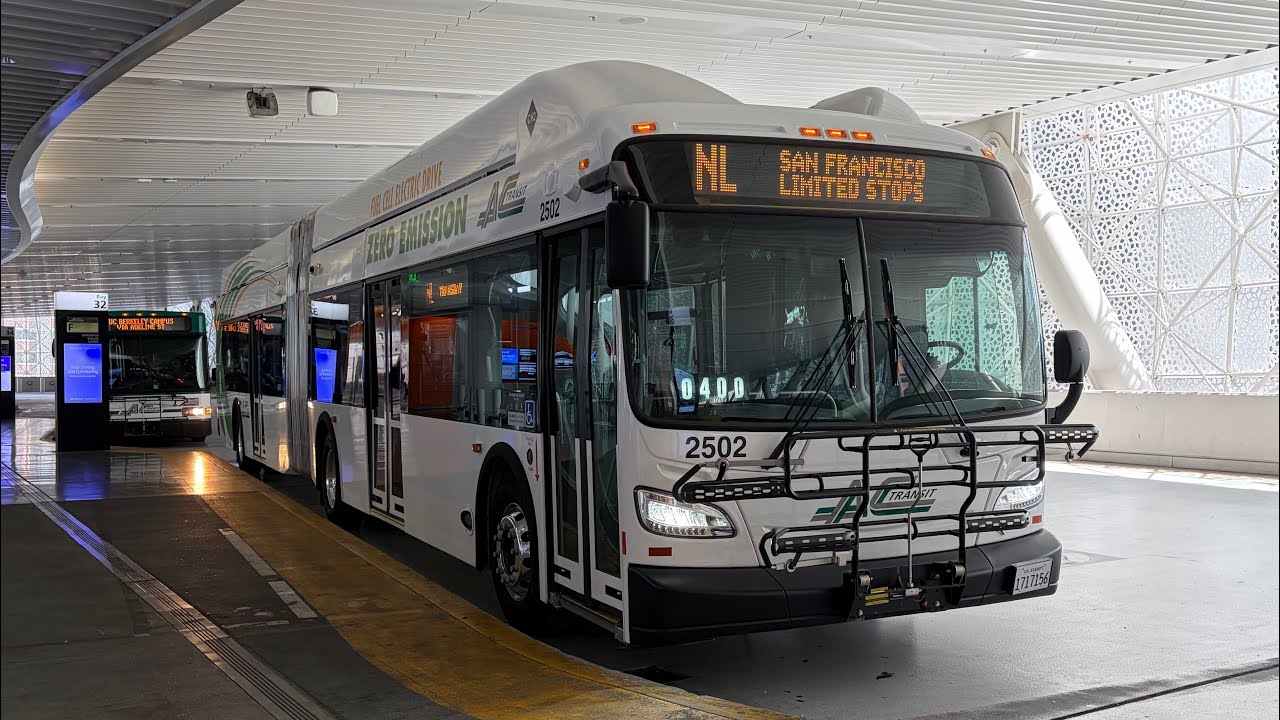 Brand New Hydros! AC Transit 2026 New Flyer XHE60 #2502 on Route