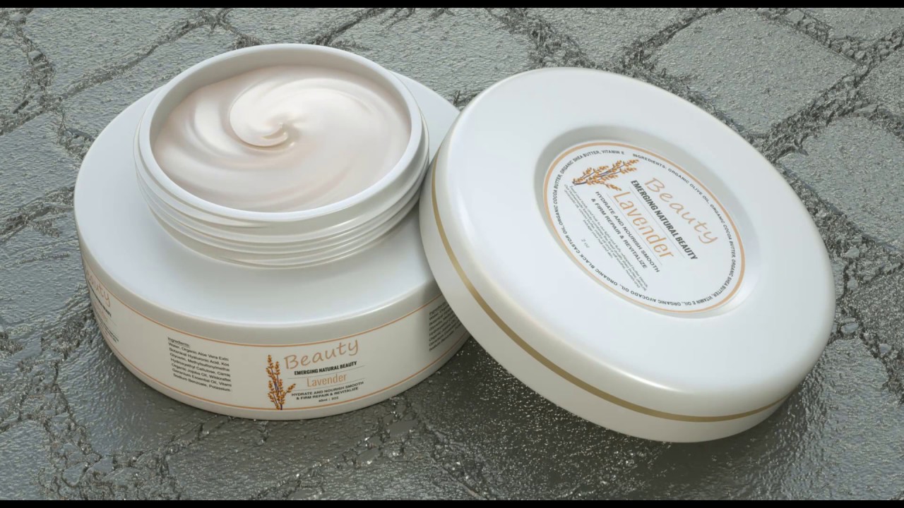 Cinema 4d Hand Cream Box