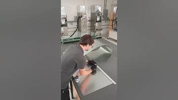 Cutting, Bending, Assembling a Sheet Metal Plenum Box using a Brake and Hand Tools!