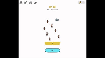 BRAIN OUT LEVEL 23 HOW MANY ANTS