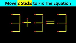 Matchstick Puzzle - Fix The Equation #matchstickpuzzle #simplylogical