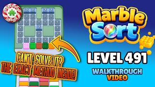 Marble Sort - Level 491 Walkthrough Solution