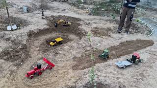 Diy Remote Control Tractor New Mahindra With Trolley New Mini Smart City