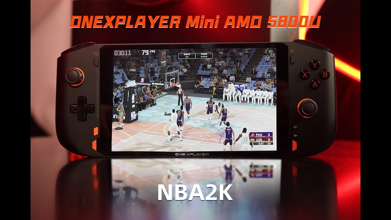 NBA2K running by onexplayer mini AMD 5800
