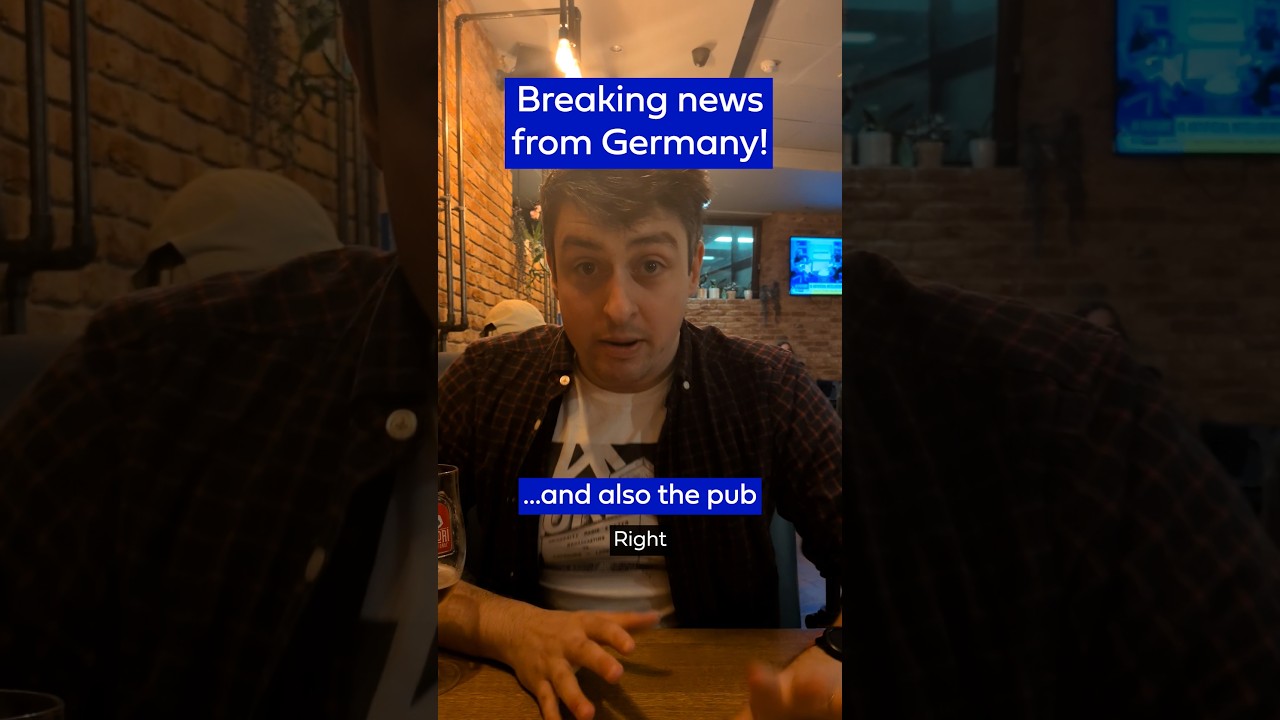 Breaking news from Germany! ...and the pub