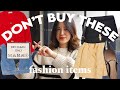 9 WASTE OF MONEY Fashion Items I Don&#39;t Recommend!
