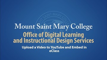 Upload a Video to YouTube and Embed in eClass (Youtube Classic Uploader)
