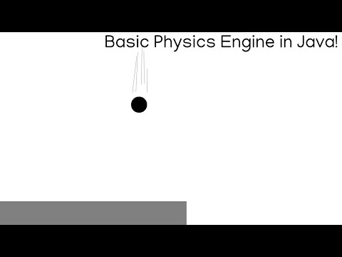 Basic Physics Engine in Java!
