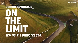 Honda NSX vs Porsche 911 Turbo vs Nissan GT-R: on the limit