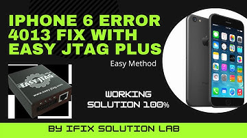 iPHONE 6 ERROR 4013 FIX WITH EASY JTAG PLUS EASY METHOD 100%