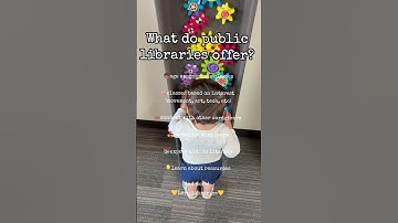What do public libraries offer?