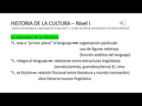 Vídeo: El Que S’anomena La Culminació De La Literatura