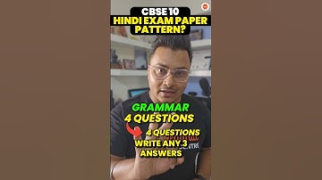 CBSE 10 Hindi Board Exam Paper Pattern! 📚✨ #cbse2024