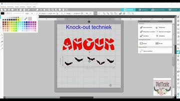 Silhouette | Knock-out Techniek in Silhouette Studio | By Plotterie.nl