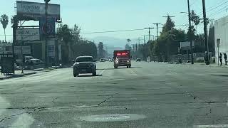 LAFD RA 72 And RA 872 Responding