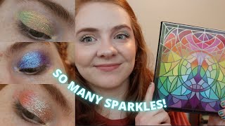 Clionadh Stained Glass Expansion Eye + Arm Swatches | Full Earth Vibrant Collection & More @makeupwithlaney