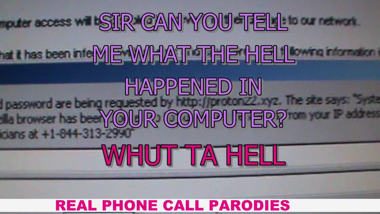 Microsoft Tech Support - SIR CAN YOU TELL ME WHAT THE HELL HAPPENED IN ...