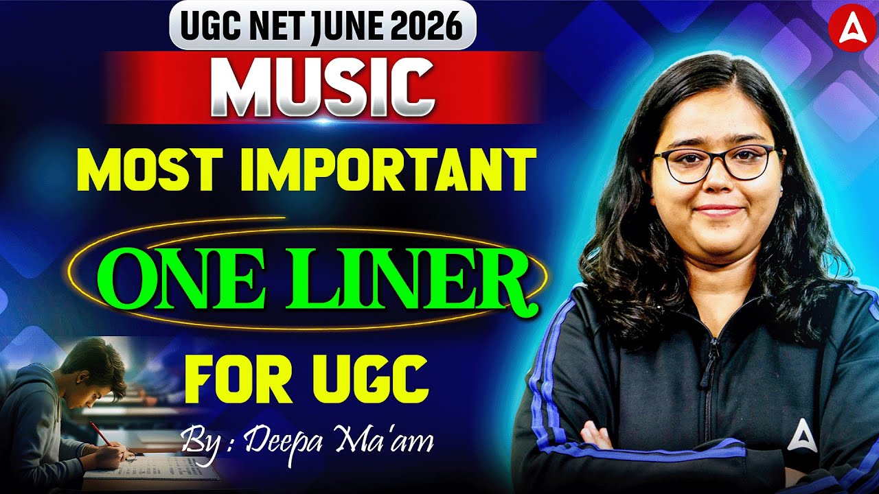 UGC NET Music | UGC NET Music Most Important One Liner For UGC By Deepa Mam