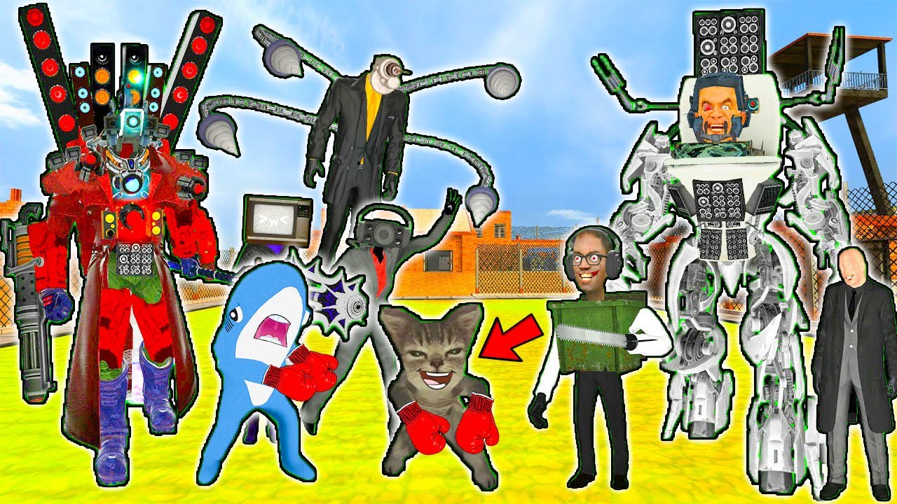 DOMNUL MOTAN SI TITANUL SUPREM EVOLUTIA CAMERAMAN + BOXA DISTRUG INCHISOAREA TITANULUI SKIBIDI EPIC!