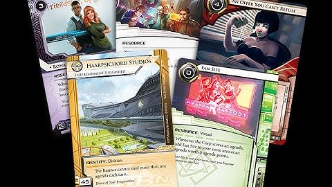 Android Netrunner. Old Hollywood unboxing & cards evaluation