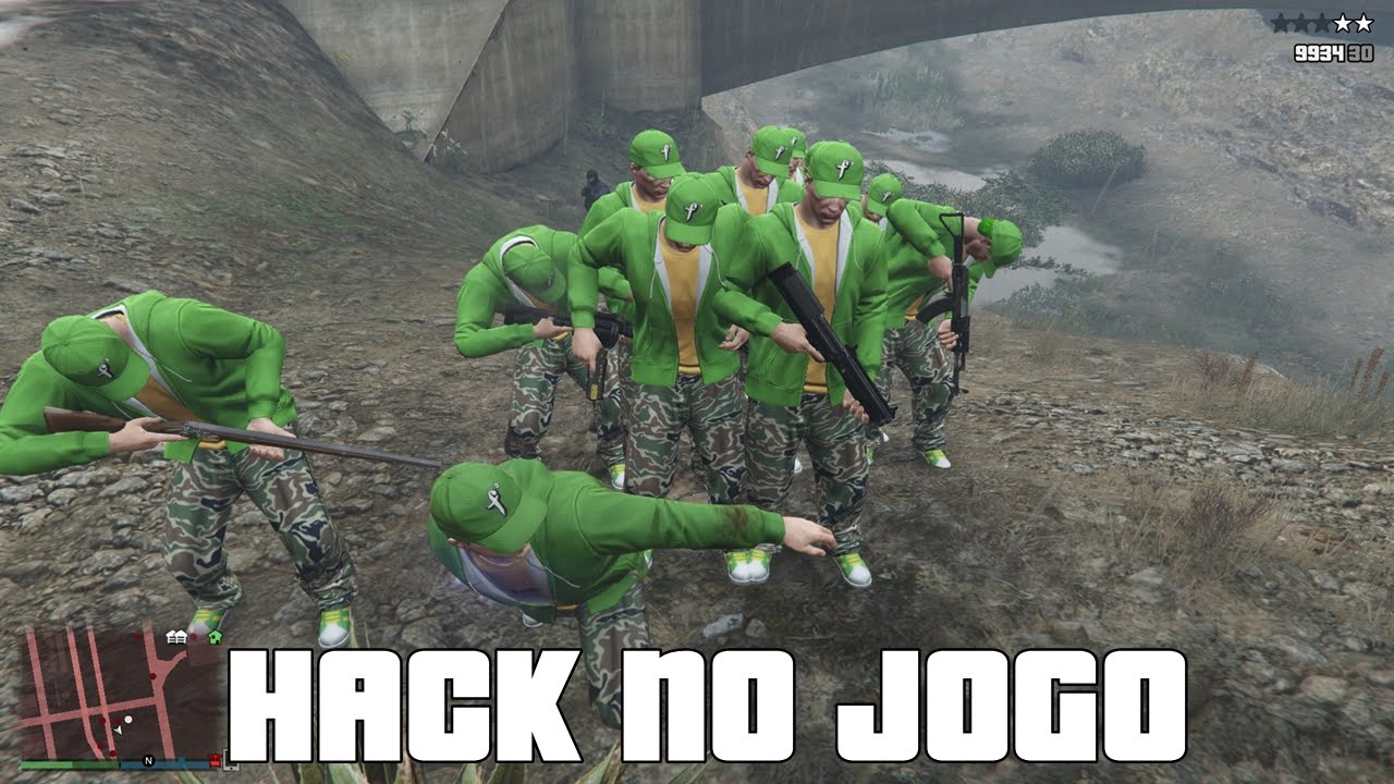 GTA V (PC) Online HACK NO JOGO YouTube