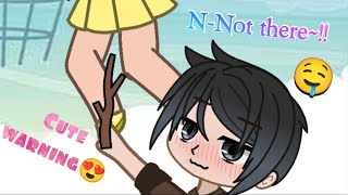 🤤"N-No~ Not there~!!"😍💞 (Gacha Club Heat)