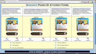 Power of Attorney Form Mississippi