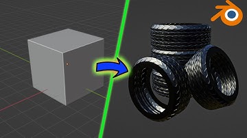 how to modeling tires in blender in 1 minute 2