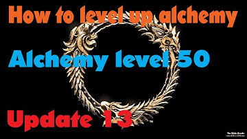 The absolute fastest way to level up alchemy in ESO