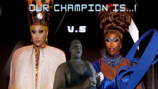 RPDR S16 Grande Finale Lipsync Reaction | Nymphia Wind vs. Sapphira Cristál