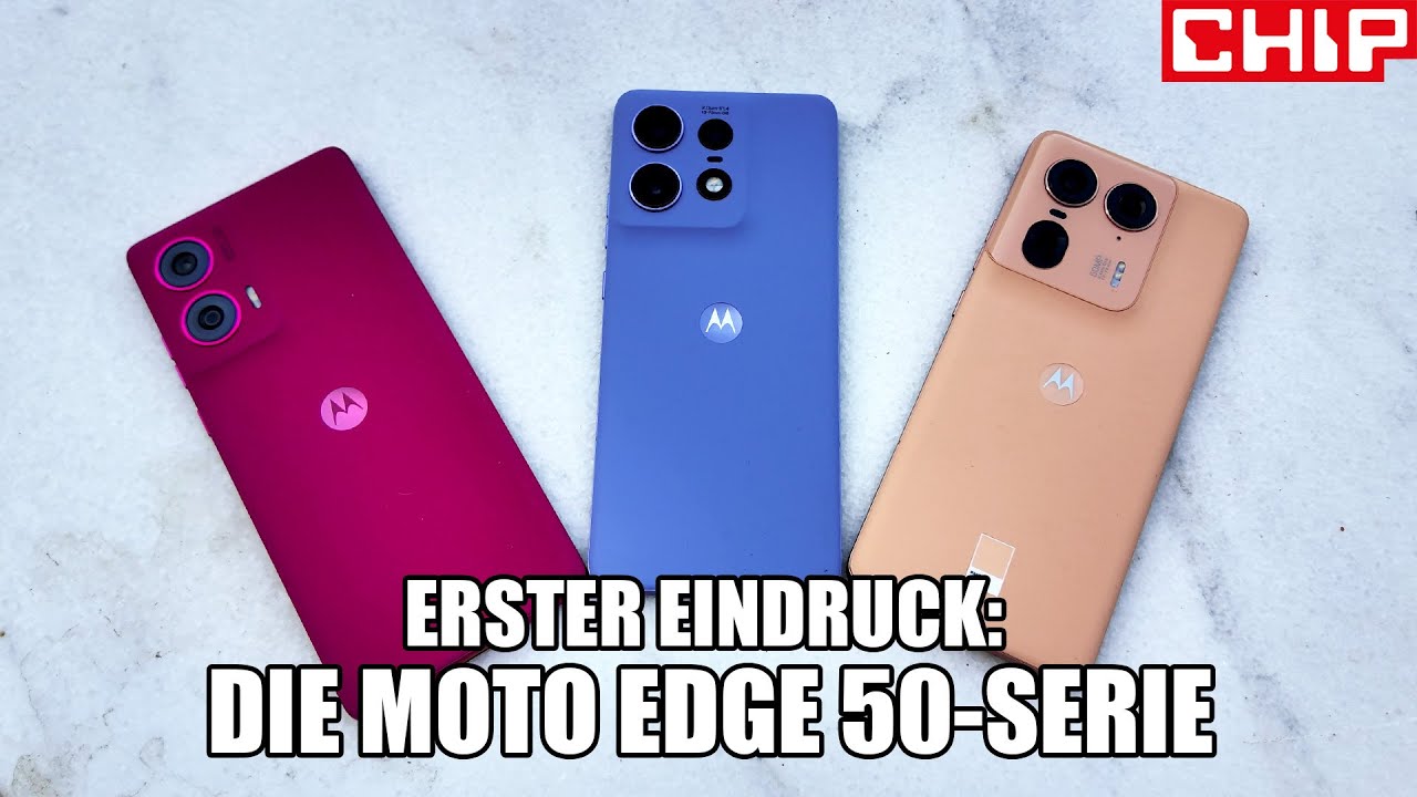 Erster Eindruck: Die Motorola Moto Edge 50-Serie | CHIP