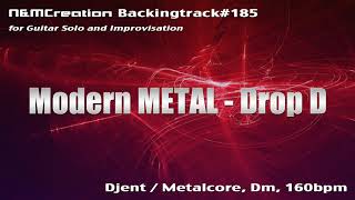 Modern Metal Backing Track in Dm | BT-185