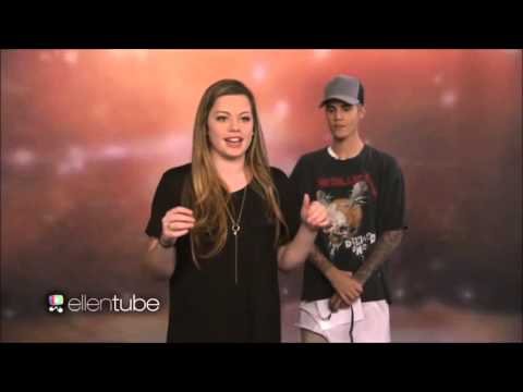 Justin Bieber at The Ellen Show take Surprises Superfans