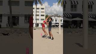 Can she learn BACKFLIP in one day⁉️ #shorts #tutorial #howto #backflip #fitness