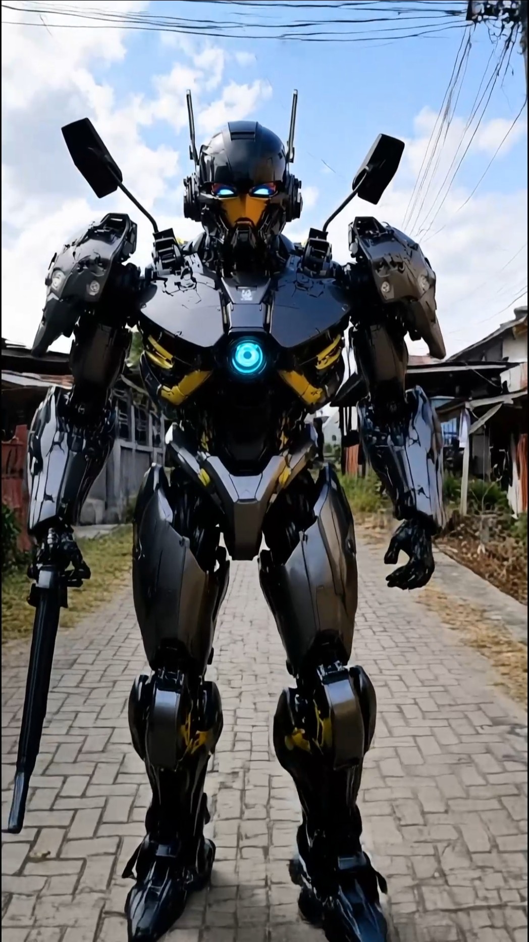 Crying scared of this robot