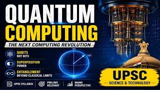 Quantum Computing Explained | Qubits, Superposition &amp; Applications | UPSC Current Affairs