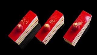 Celebrity Raspberry Cheesecake with Cotton Sponge Cake and Raspberry Jelly Layer Profile