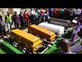SAD!THE FOUR FAMILY MEMBERS WHO WERE BUTCHERED BY ROGUE STUDENT LAWRENCE WARUNGE BURIED!
