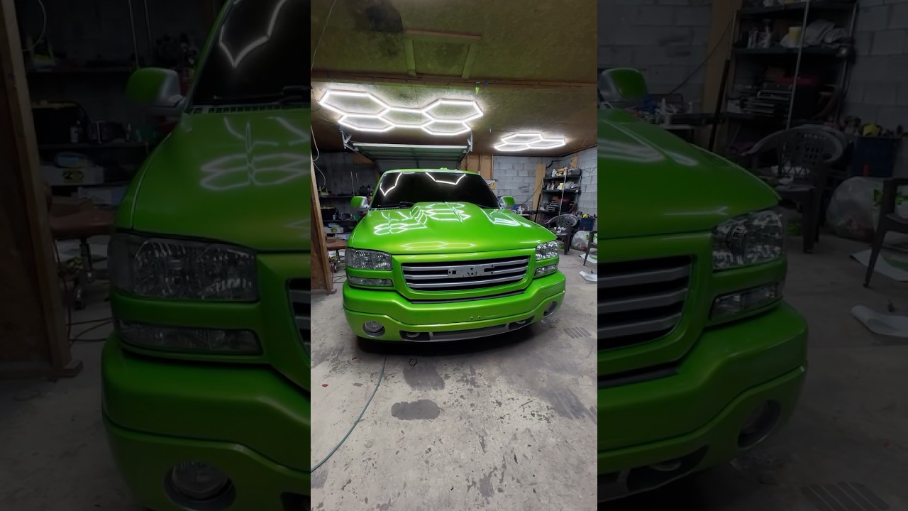 Candy Apple Green 🍏 2006 GMC Sierra Crew Cab 