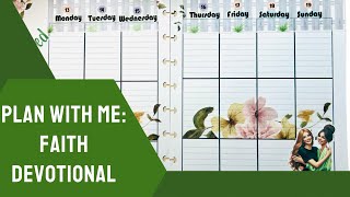 Plan With Me For The Week of May 13, 2024 in My Faith Devotional/Planner #faithplanning