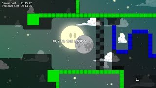 Teeworlds - DDRace Fly to the moon Finish!