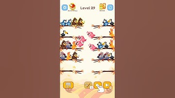 Bird Sort Color Puzzle Game | Level 29 #shorts #games
