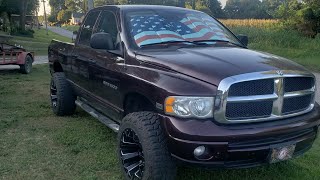 The sound of a 2004 dodge ram 5.7 liter hemi with flowmaster super 10s on it