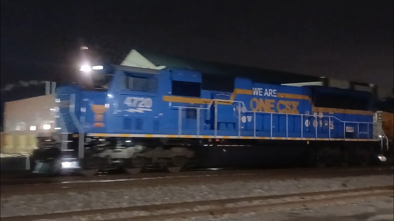 CSX 4720 WE ARE ONE leads CSX M360 Manifest Train NB @ Elmwood Place, OH